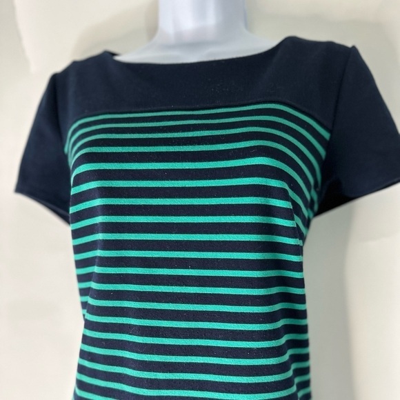 LAUNDRY BY SHELLI SEGAL - Green Navy Dress! - Picture 3 of 6